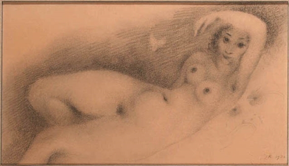 A reclining nude