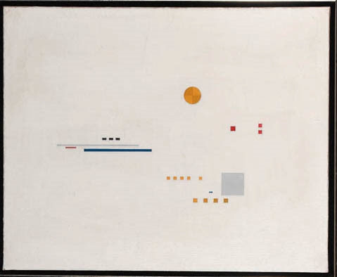 Artwork by Di Reurhoff-behrens, An abstract composition, Made of oil on canvas