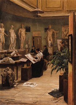 The Art Class - Gertrude E Offord