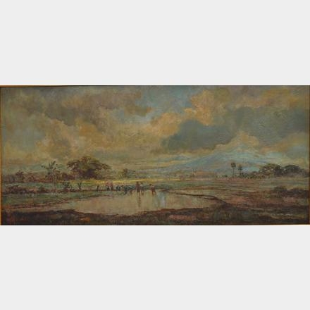 Menanam Padi by R. Hadi