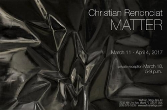 Christian Renonciat: Matter - Waltman Ortega Fine Art