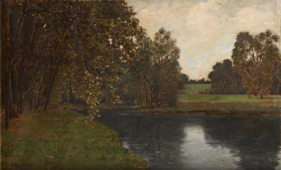 Le parc de Mortefontaine by Joseph Félix Bouchor