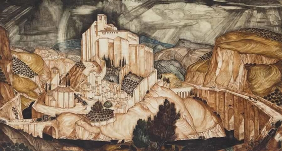 Vue de Tolède by André Maire