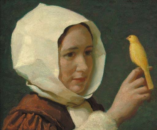 Girl with a Canary