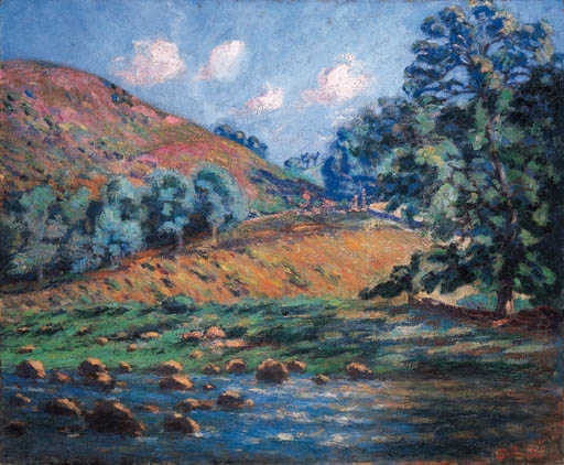Paysage de la Creuse; la Creuse à Genetin