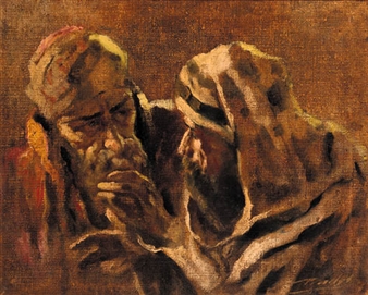 Arabs in conversation - Peczely Mor