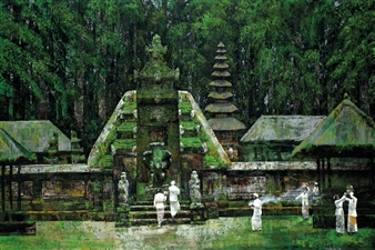 Keheningan di Pura Bukit Sari - Gusti Agung Mangu Putra