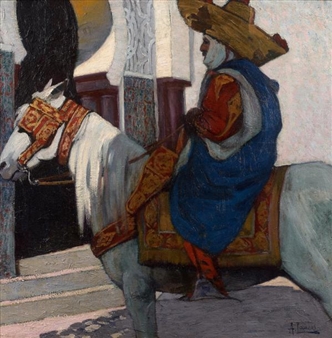 Cavalier algérien by Paul Albert Laurens