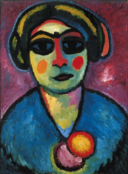 Dunkle Augen by Alexej von Jawlensky, 1912
