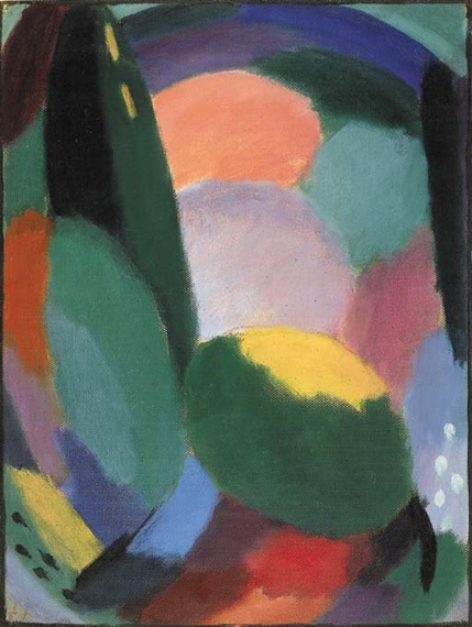 Variation: Glorreicher Abend- Sommersegen II by Alexej von Jawlensky, circa 1917