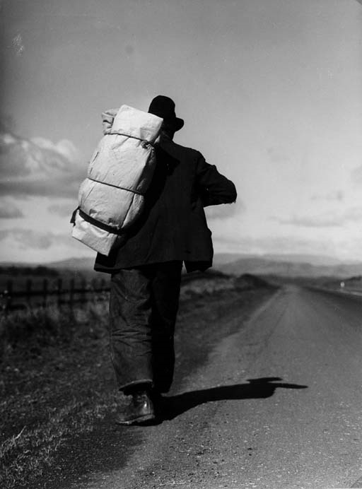 Dorothea Lange Bindle Stiff on road to Sacramento (1935) MutualArt