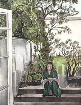 Girl in a Garden - Patrick Swift