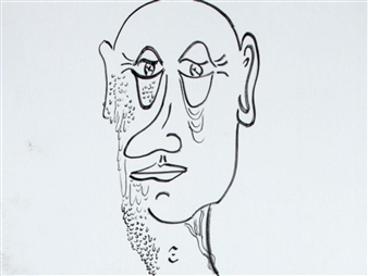 Will Self, Marc Quinn and Malcolm McLaren play Exquisite Corpses