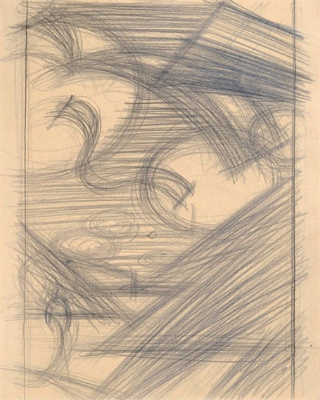 Wehende Fahnen by Hermann Glöckner, 1928