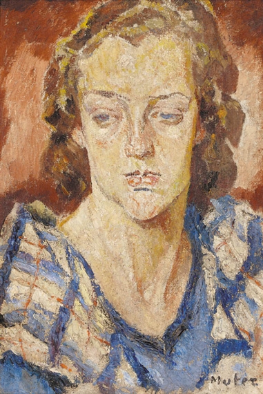 Femme aux yeux bleus by Maria-Mela Muter