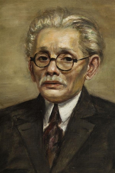 Portrait of a Man with Cigarette by Roman Kramsztyk