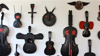 Alex Asch: Strange couplings at Beaver Galleries reuse found materials