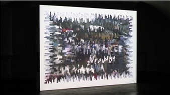 An Overwhelming Animation Samples TV News From Around the World