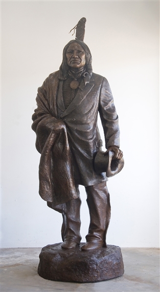 Spotted Tail Monument by Glenna Goodacre, 2012