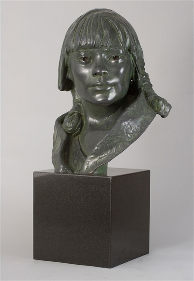 Basket Dancer Head Study by Glenna Goodacre, 1989