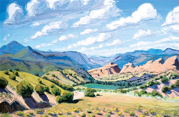 Chimayo Badlands by Louisa McElwain, 1989