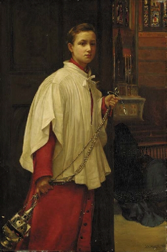 The Incense Bearer by John Lavery, 1881
