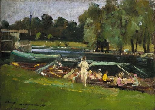 Boating at Remenham by John Lavery, 1929