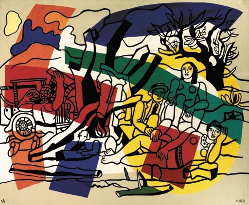 La partie de Campagne by Fernand Léger, 1985