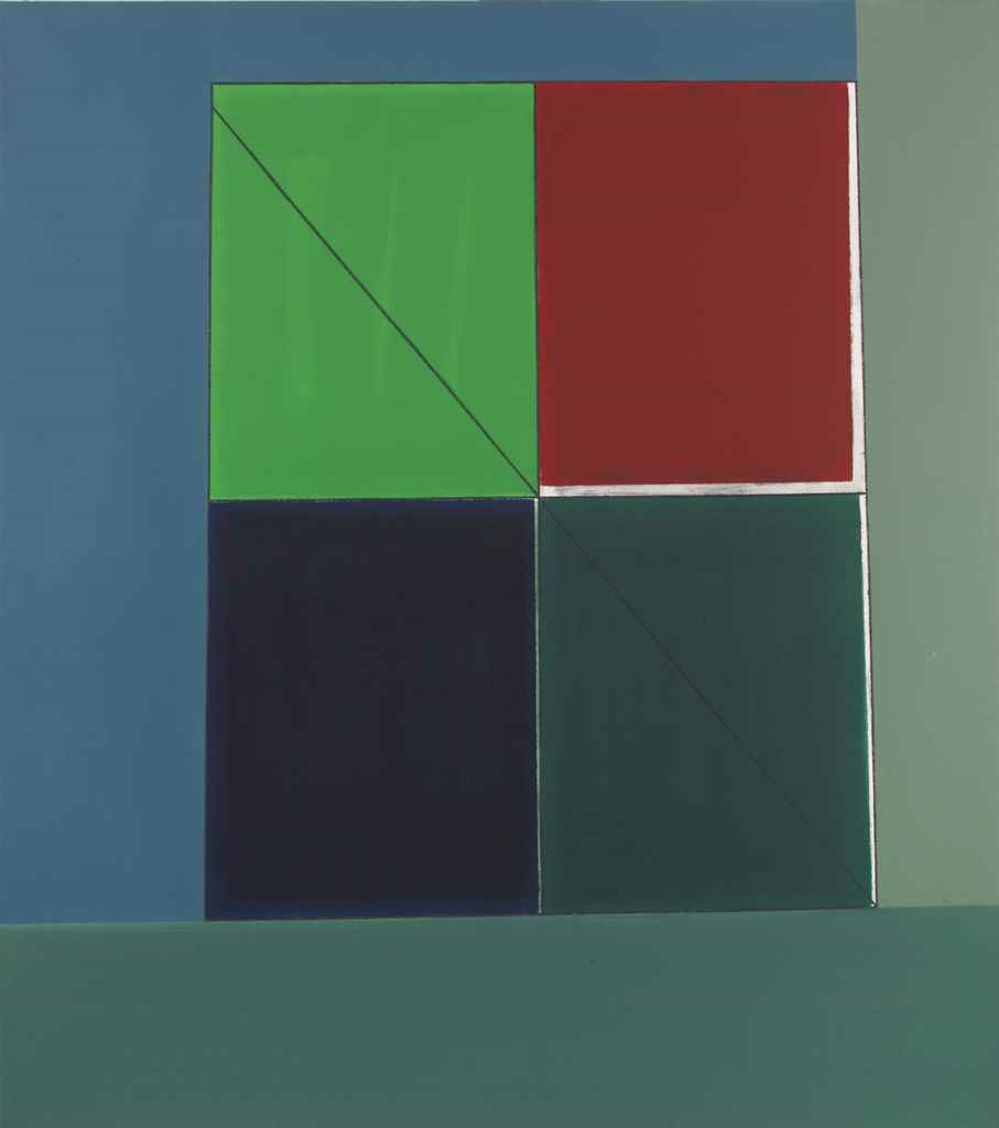 Artwork by Günter Tuzina, Triest (Trieste), Made of acrylic, oil and pastel on burlap