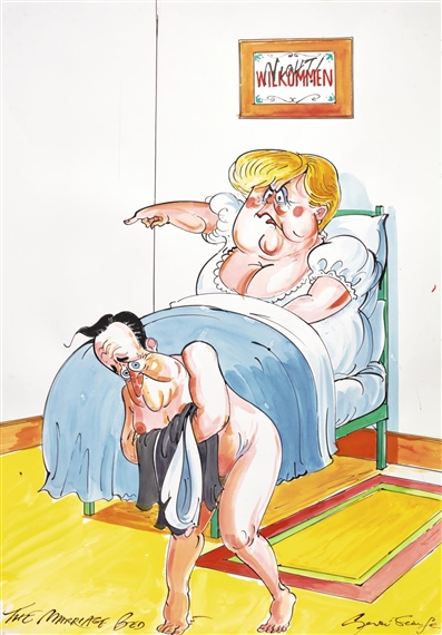 The Marriage Bed by Gerald Scarfe