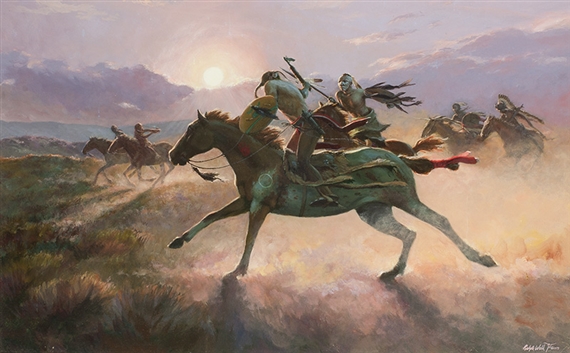 Game of War, Kiowa vs. Osage by Ralph Wall