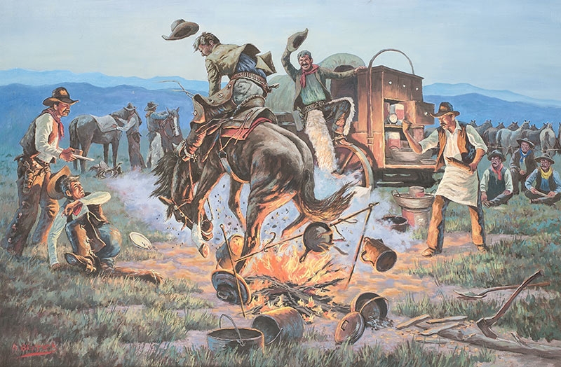 Artwork by Andrew Berrick, Fire, Made of oil on canvas