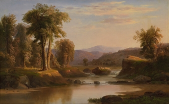 Untitled (River Landscape) - Robert S. Duncanson