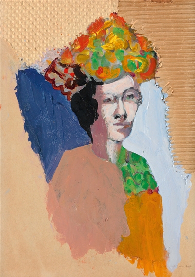 The Hatter by Benny Andrews, 1969