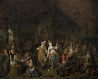 The Egg dance - Jan Jacobsz Molenaer