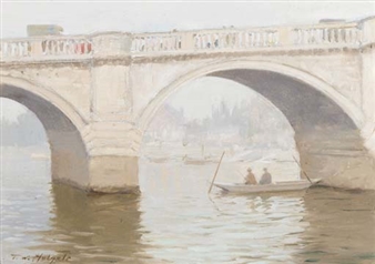 Fishing on the Thames - Thomas W. Holgate