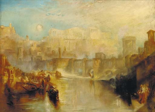 Joseph Mallord William Turner | Ancient Rome: Agrippina landing with ...