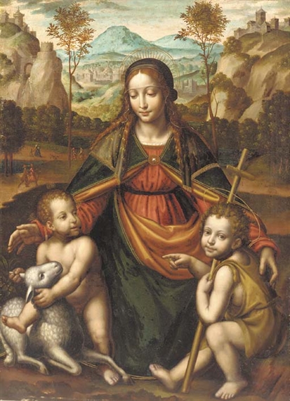 Bernardino Luini | The Madonna and Child with the Infant Saint John the ...