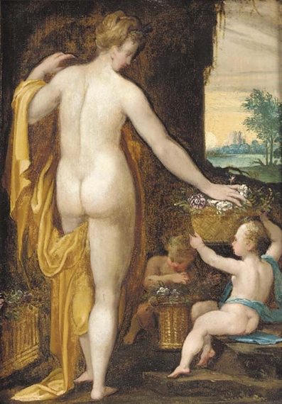 Flora by Bartholomeus Spranger
