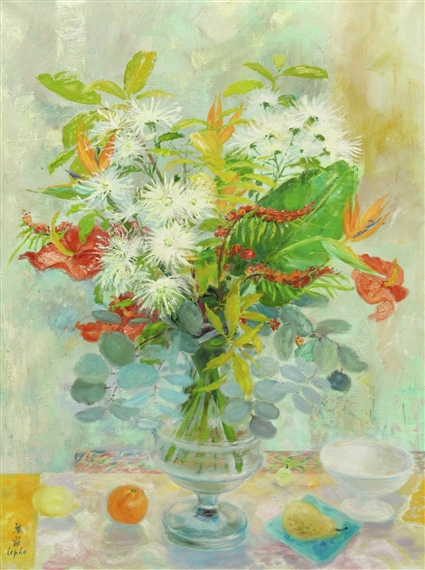 LES TOKYOS ET LES ANTHURIUMS by Lê Phổ