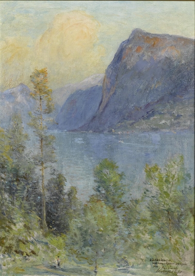 AN OLD TOWN IN FRANCE by Colin Campbell Cooper, 1910