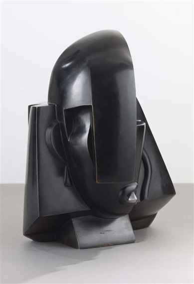 TETE CUBISTE by Joseph Csaky, 1920