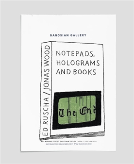 Ed Ruscha and Jonas Wood: Notepads, Holograms and Books - Gagosian, San Francisco
