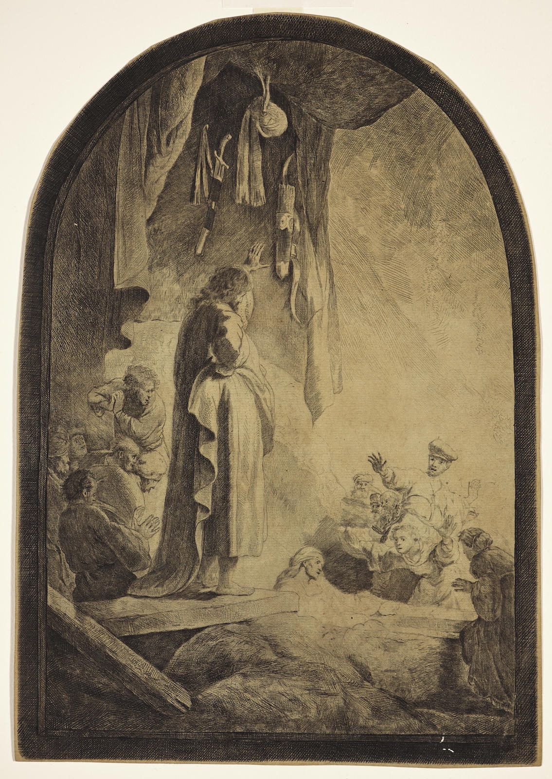 Rembrandt van Rijn | The Raising of Lazarus (Circa 1632) | MutualArt