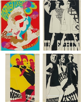 Four works:  Untitled (Daniel Hecter) - Antonio Lopez