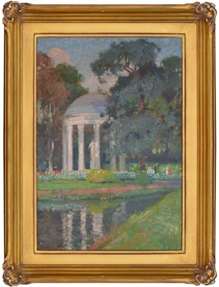 The Temple of Love, Versailles by E. Phillips Fox