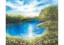 Lake Landscape by Suiver Guret