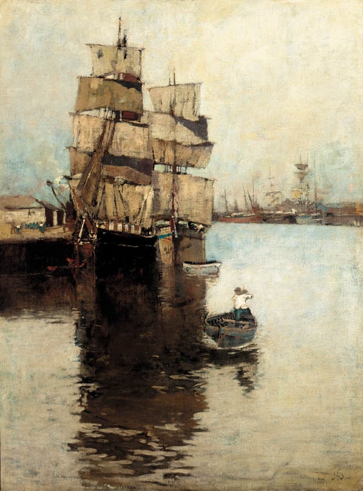 frank-william-brangwyn-venice-departure-for-a-wedding-rio-san