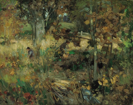 William Stewart MacGeorge | Picking Flowers | MutualArt