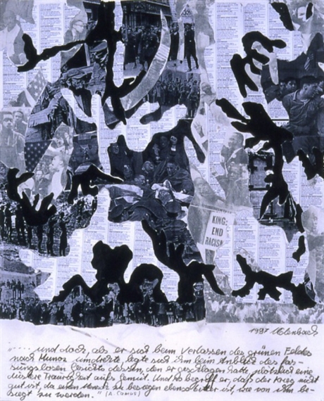 1960s USA Small Leaf by Marcel Odenbach, 1997